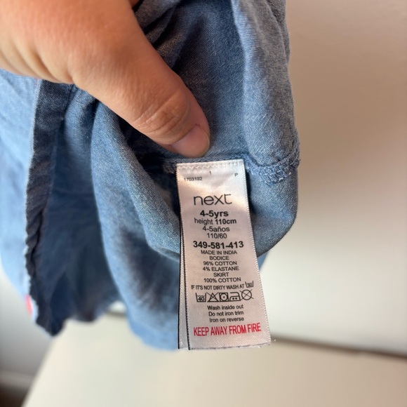 Next Chambray Rainbow Dress - Picture 4 of 7